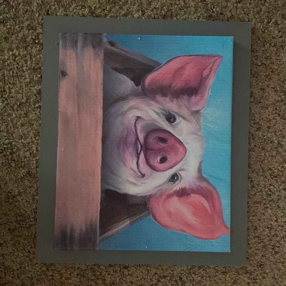 Pig painting